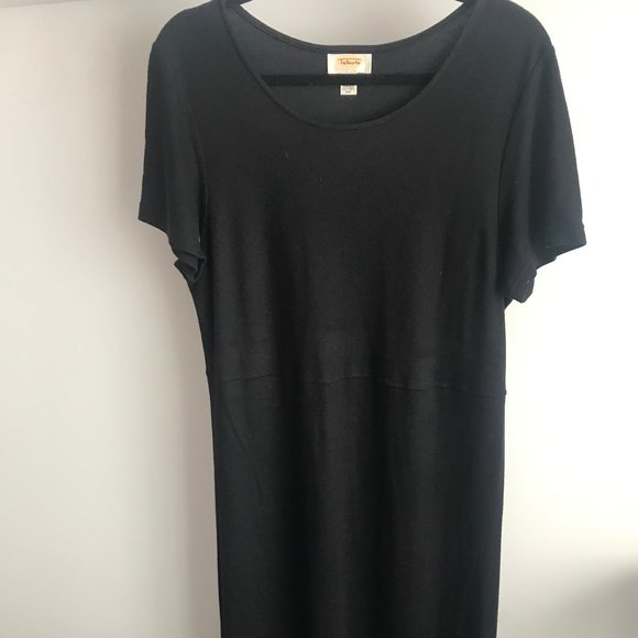 Talbots Dress L Black Long - Picture 2 of 5